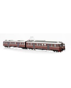 Topline Lokomotiver, NMJ Topline model of the NSB BM69.07 in the redbrown design with black doors, DC. , NMJT84.102
