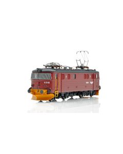 Topline Lokomotiver, NMJ Topline model of the NSB El 11b.2146 in the red/black livery with yellow snow plows, NMJT87.401