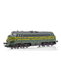 Topline Lokomotiver, NMJ Topline model of the SNCB 5404 in late version with 5 front lamp, DCC Sound., NMJT90403