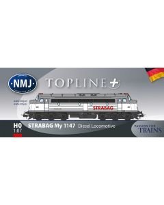 Topline Lokomotiver, nmj-topline-plus-90603-strabag-tmy-1147-dc, NMJT90603