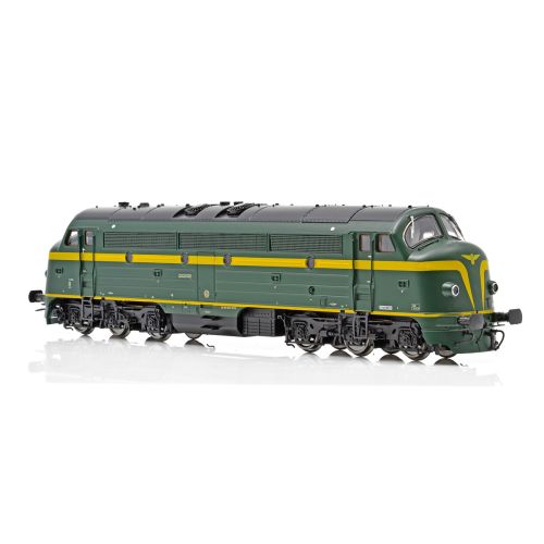 Topline Lokomotiver, NMJ Topline model of the SNCB 202020 in original livery and as museum locomotive.